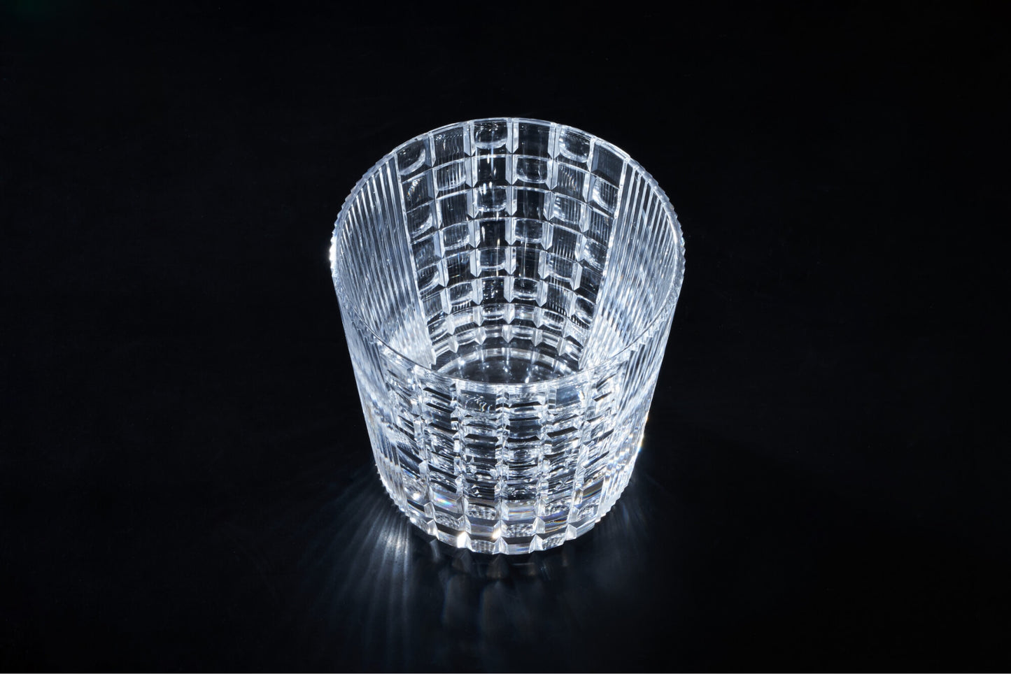OKAJI GLASS 江戸切子「波紋」透明