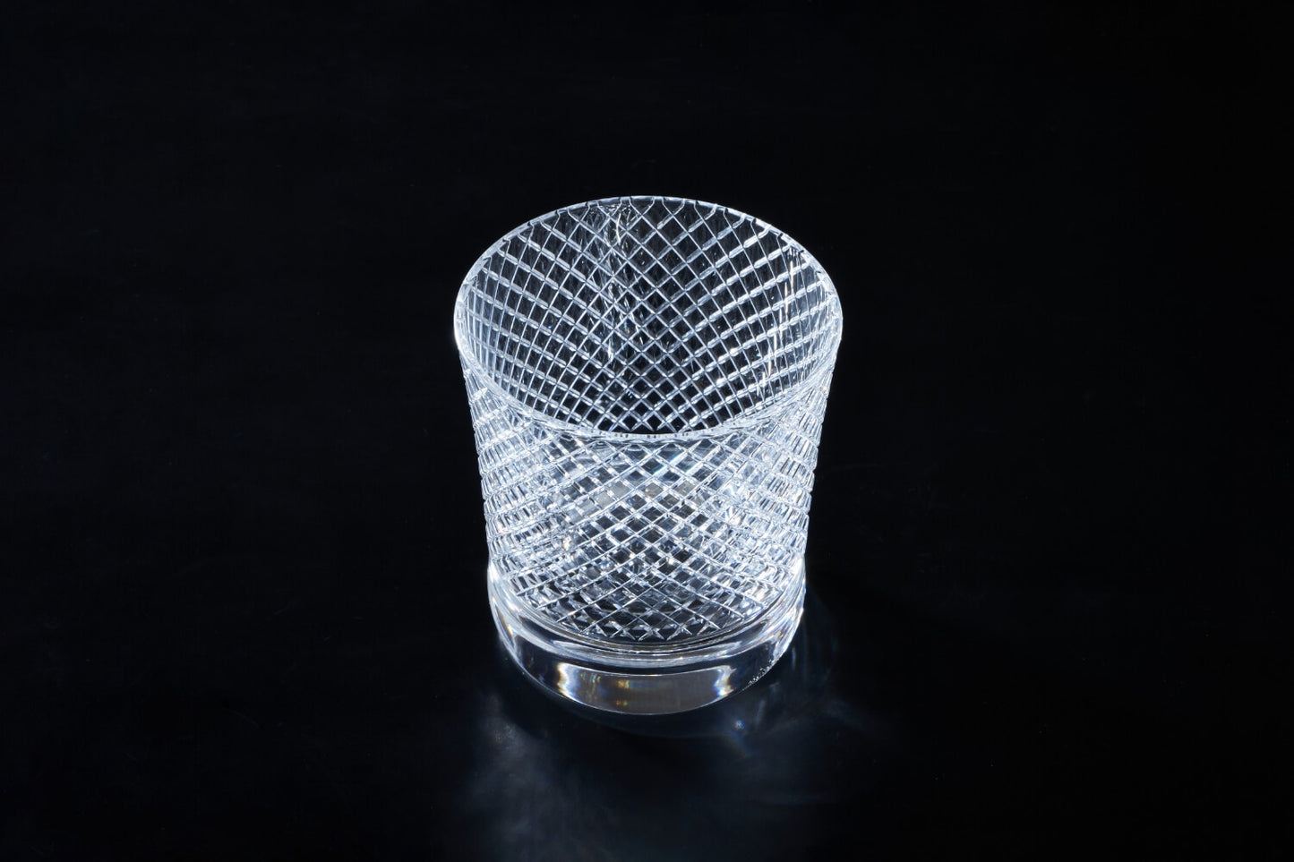 OKAJI GLASS 江戸切子「時雨」透明