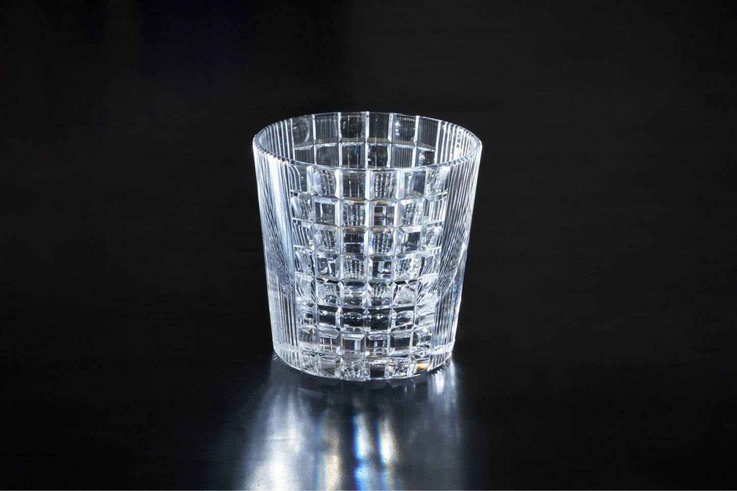 OKAJI GLASS 江戸切子「波紋」透明